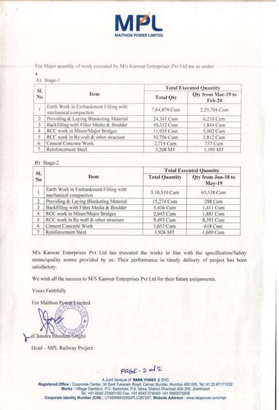 Work Completion Certificate-MPL-1